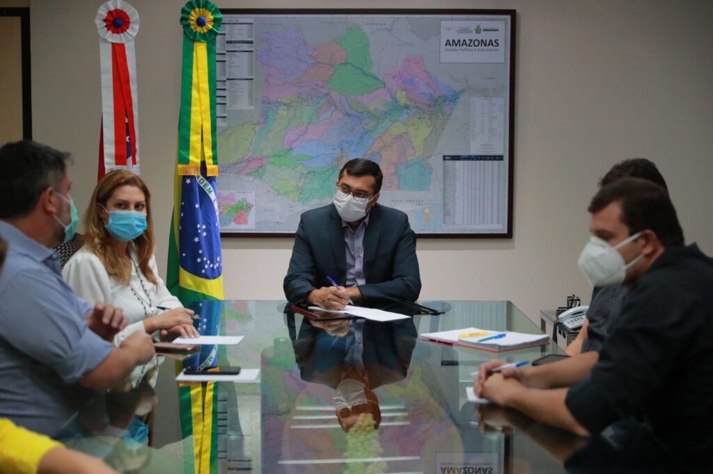 Wilson Lima discutiu avanços na letalidade por Covid-19.