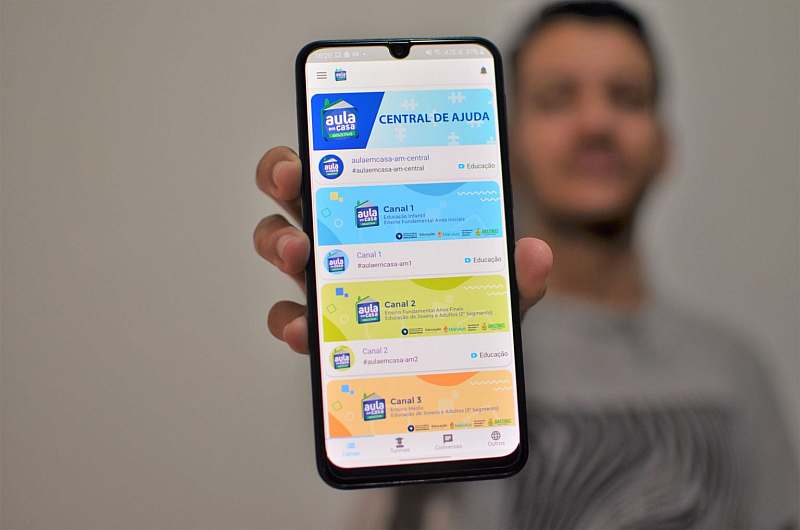 Aula em Casa ganhou novas funções
