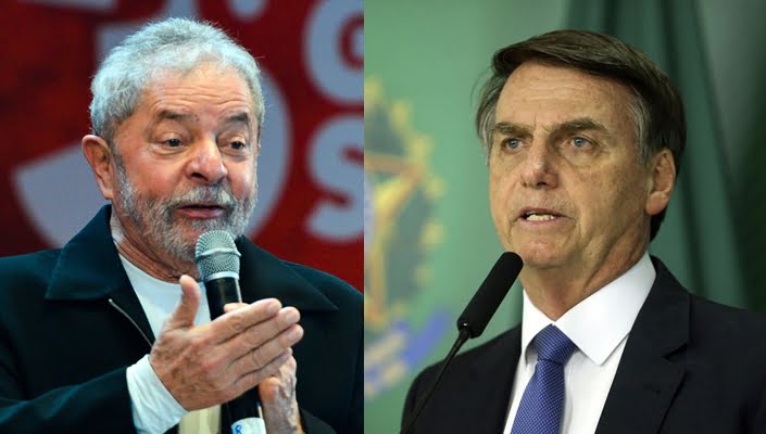 Segundo a pesquisa Quaest, Lula perde de Bolsonaro apenas na região Centro-Oeste (Foto: Reprodução)