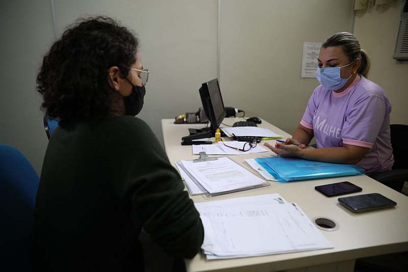 Mulheres vítimas de violência doméstica