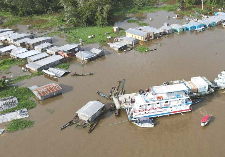 Enchentes atingem Estado do Amazonas