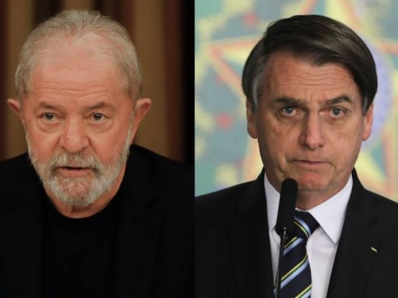 Lula e Bolsonaro pesquisa