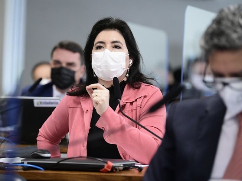 Simone Tebet foi oficializada pelo MDB e Cidadania na terça-feira e agora espera conquistar o aval do PSDB (Foto: Divulgação/Agência Senado)