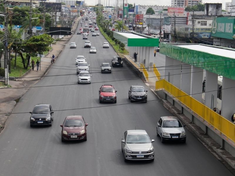 ônibus na Torquato Tapajós