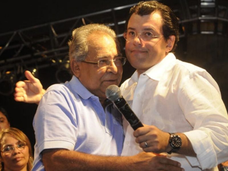 Amazonino e Eduardo Braga são políticos do Amazonas propaganda