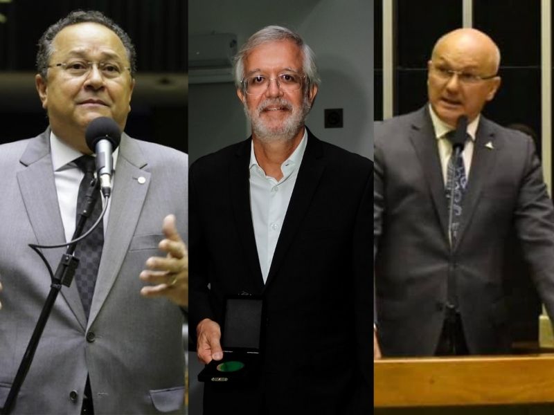 Silas Câmara, Romero Reis e Coronel Menezes, políticos bolsonaristas em Manaus