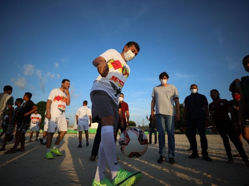 Wilson Lima no campo do teixeirão