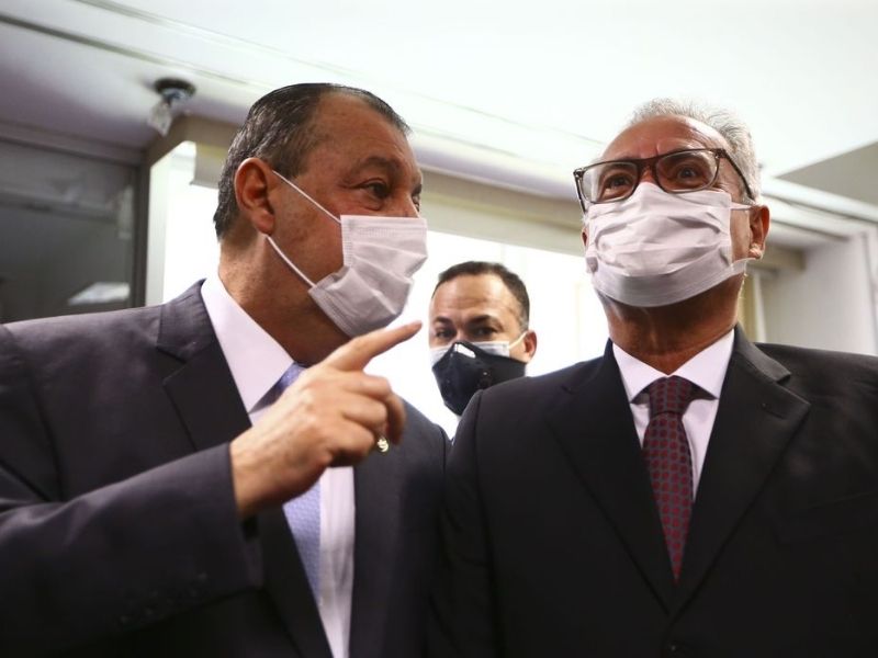 Renan Calheiros e Omar Aziz CPI da Pandemia