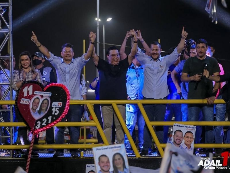Adail Filho e Adail Pinheiro em Coari