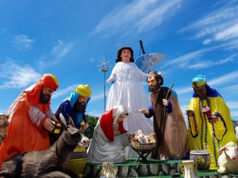 decoração de natal na ponta negra