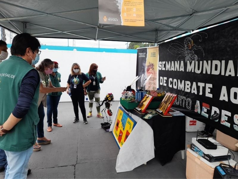 Combate ao mosquito Aedes aegypti em bairros de Manaus