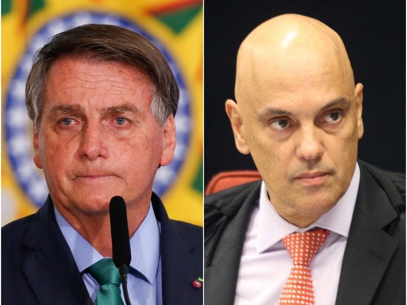 bolsonaro e Alexandre de Moraes