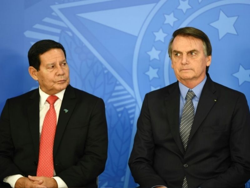 Mourão e Bolsonaro