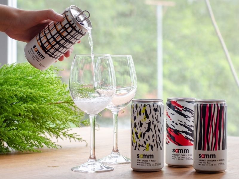 Vinhos em lata