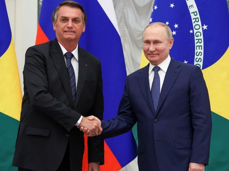 Bolsonaro criticado por diplomata ucraniano foto reprodução
