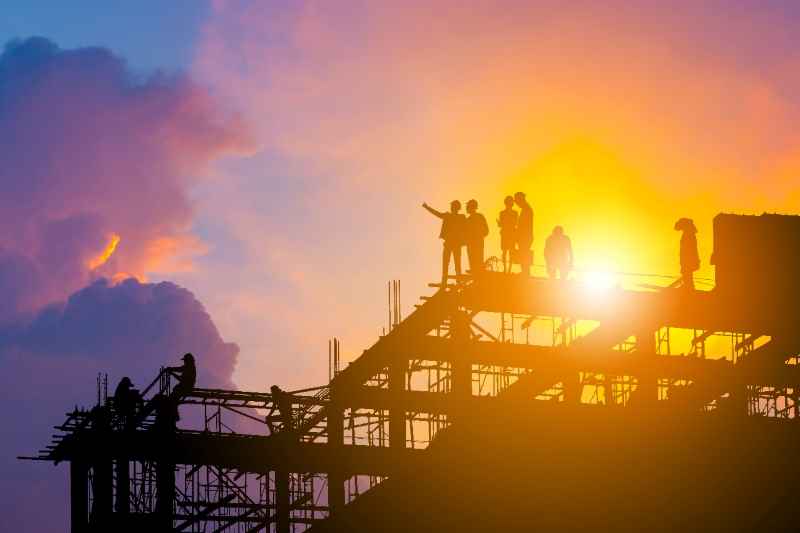 Construção tem bom desempenho em fevereiro Divulgação CNI