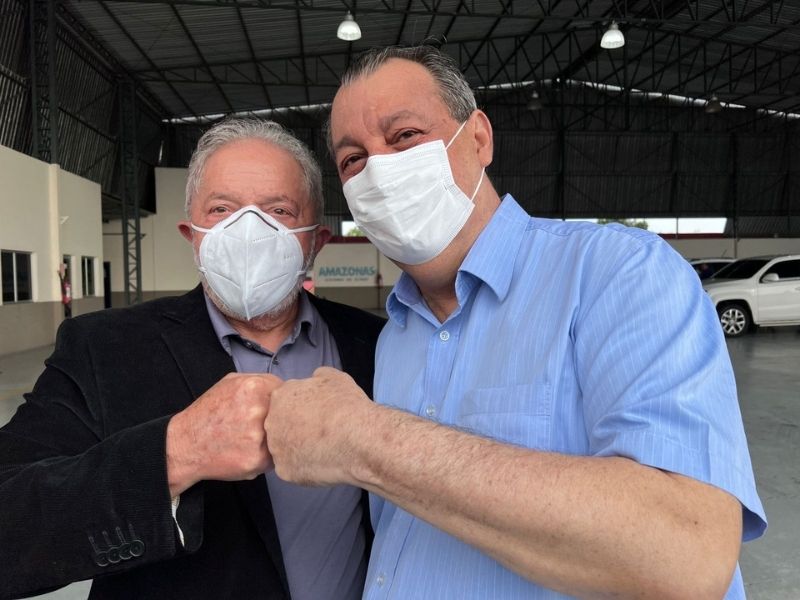 Omar Aziz e Lula