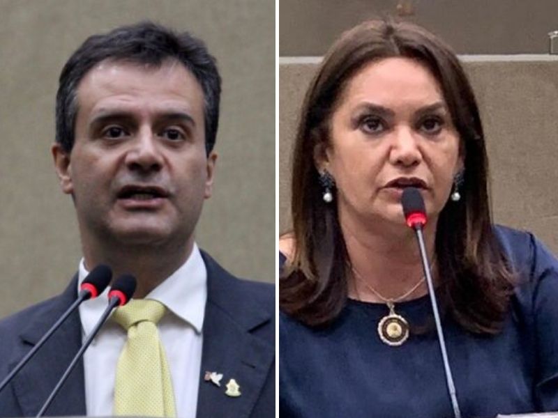 Vereadores Marcelo Serafim e Professora Jacqueline de viagem a Brasília