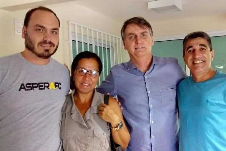 Bolsonaro e Wal do Açaí reprodução