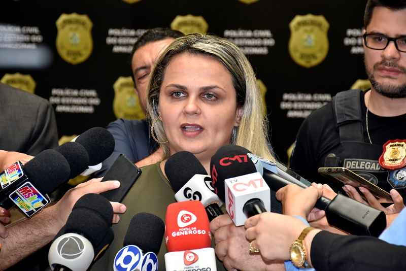 Emília Ferraz foi anunciada como pré-candidata à Câmara dos Deputados, pelo governador Wilson Lima, em março (Foto: Erlon Rodrigues/Secom)