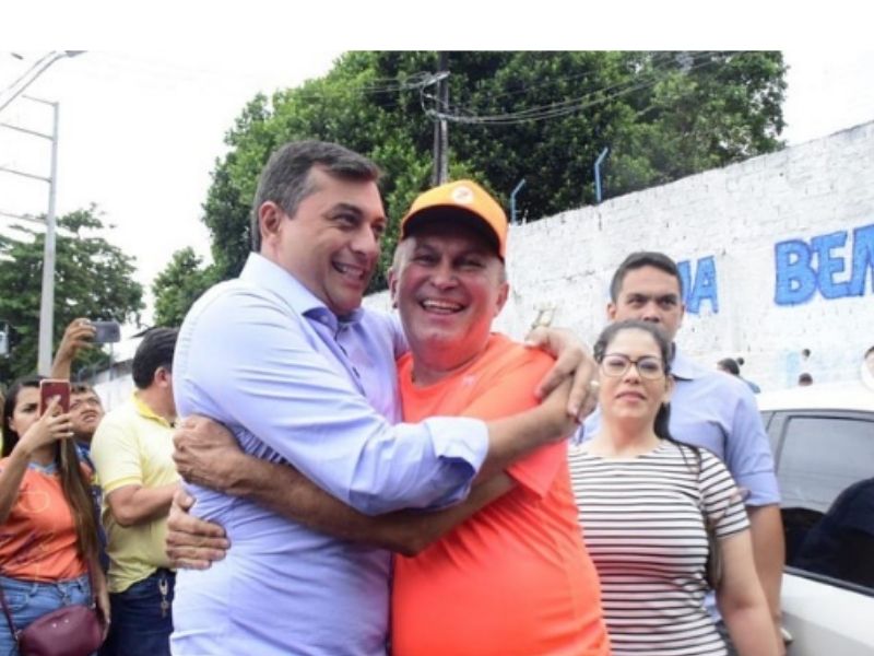 Sabá Reis e Wilson Lima (Foto ReproduçãoInstagramSabá Reis)