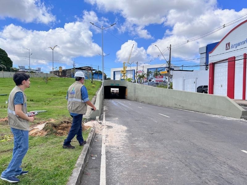 Arsepam fiscaliza complexo viário da constantino nery (Foto DivulgaçãoSecom)