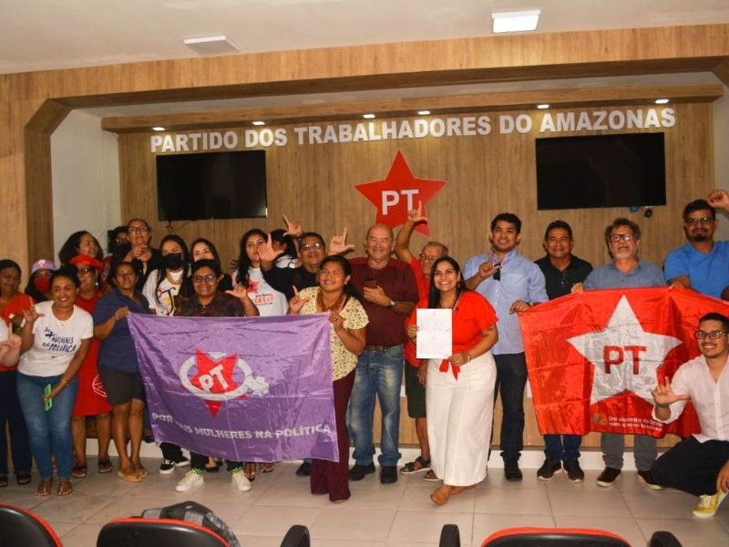 Anne Moura pré-candidatura pelo PT Amazonas