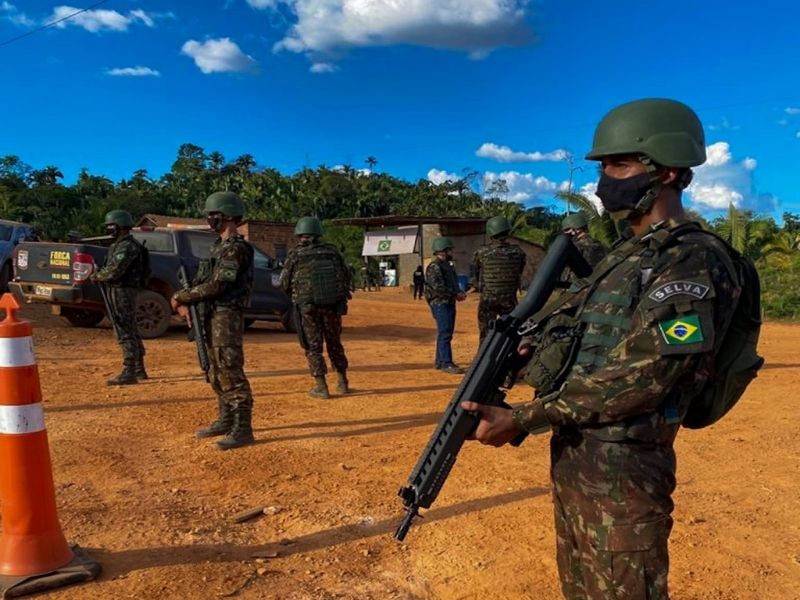 Exército Terras yanomami