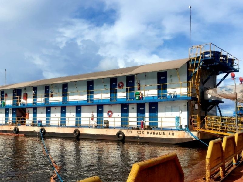 Wilson inaugura hospital Flutuante