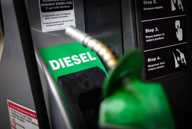 Diesel bomba posto de combustível
