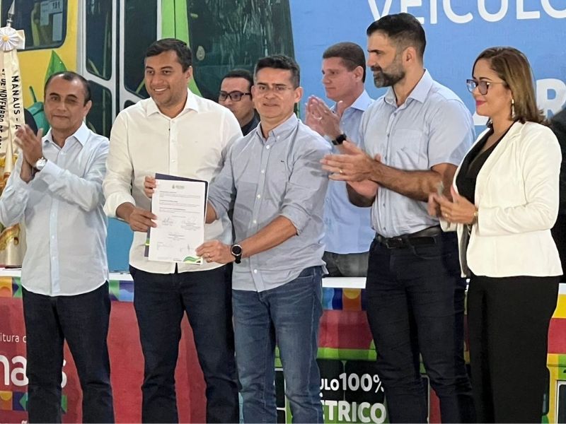 Wilson Lima alinhado com David Almeida disse que a parceria entre os poderes é a maior de todos os tempos (Foto: João Onety/RealTime1)