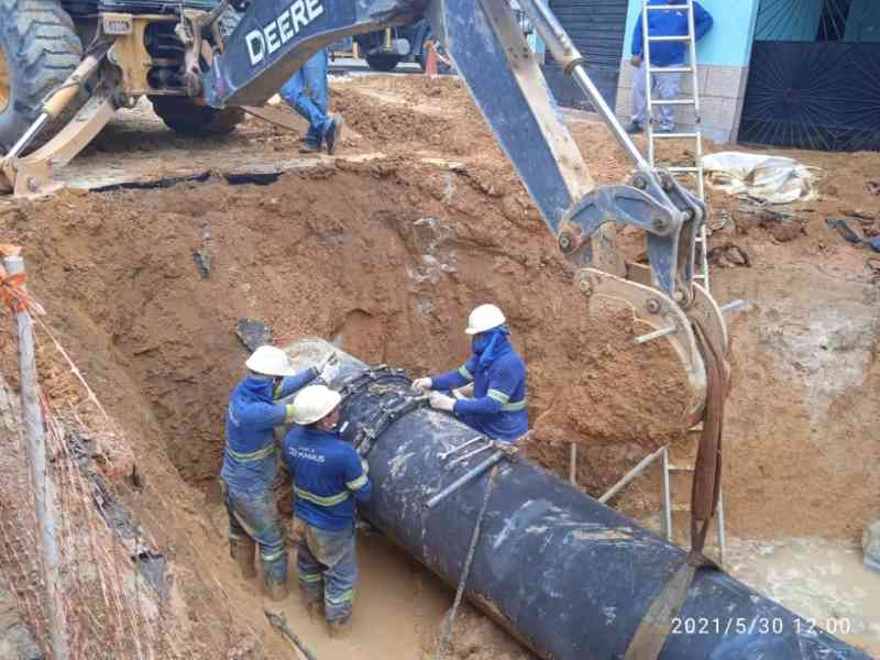 A perda do Brasil soma volume que supriria duas vezes o número de brasileiros que não têm acesso à àgua potável (Foto: Divulgação/Ageman)