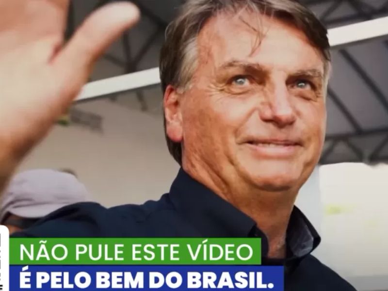 Bolsonaro / O Governo Bolsonaro pagou menos para campanhas relacionadas à Covid-19 do que nas peças institucionais (Foto: Reprodução)
