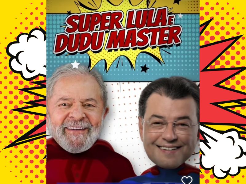 Eduardo Braga tem feito várias peças ligando sua candidatura ao Governo com a de Lula para a Presidência da República, apostando na popularidade do ex-presidente (Foto: Reprodução)