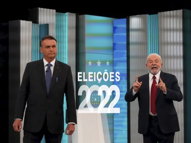 Bolsonaro e Lula debate na Globo