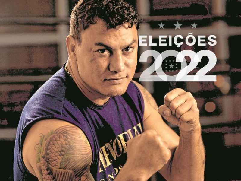 O ex-boxeador baiano Popó, aparecem numa gravação pedindo votos para Bolsonaro (Foto: Reprodução)