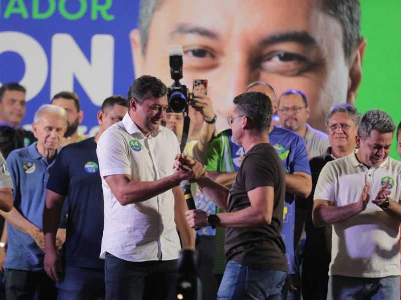 Parceria entre Wilson Lima e David Almeida contemplou as áreas de saúde, assistência social e infraestrutura (Foto: Diego Peres/Assessoria)