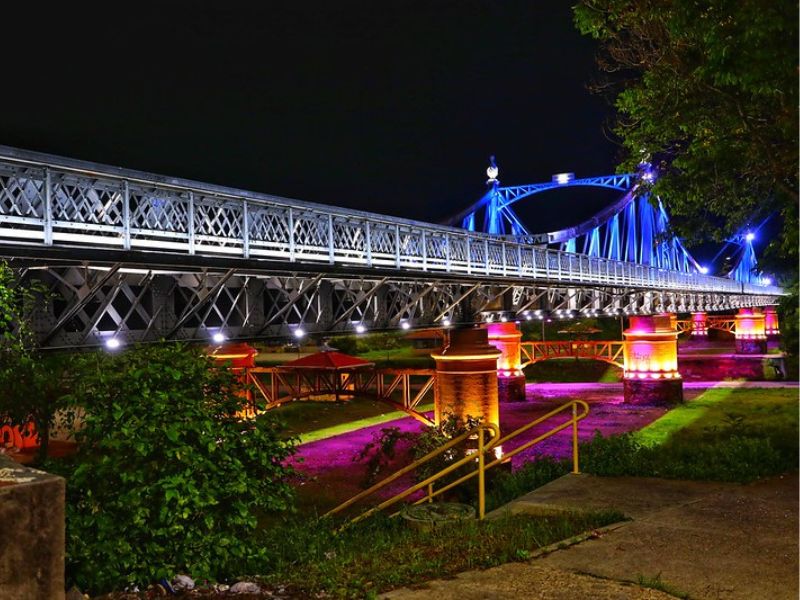 Iluminação Cênica da ponte da avenida Sete de Setembro Foto: João Viana / Semcom