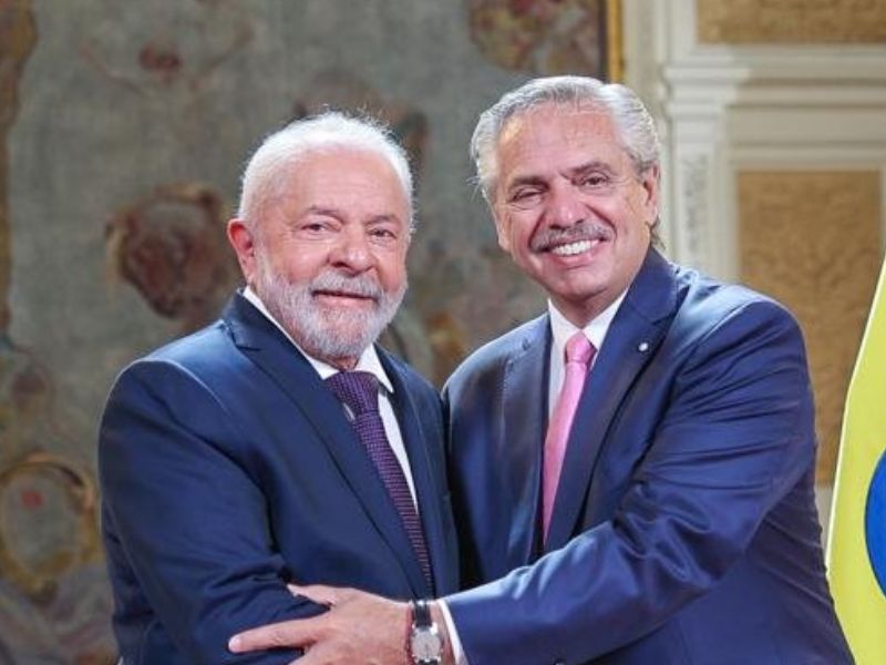 Lula lado do presidente argentino, Alberto Fernández (Foto: Ricardo Stuckert)