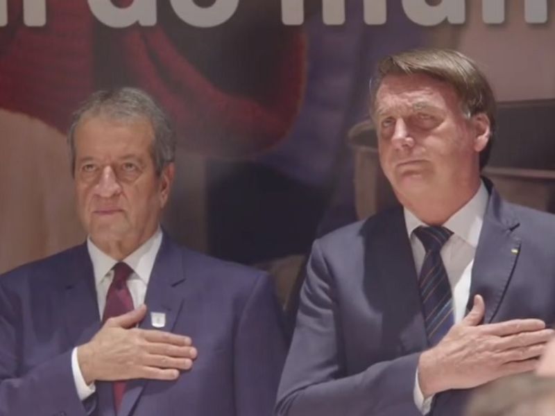 Valdemar Costa Neto e Bolsonaro