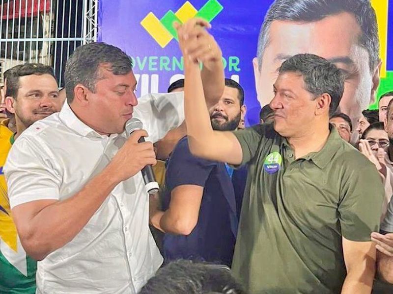 Wilson Lima e o deputado Felipe souza