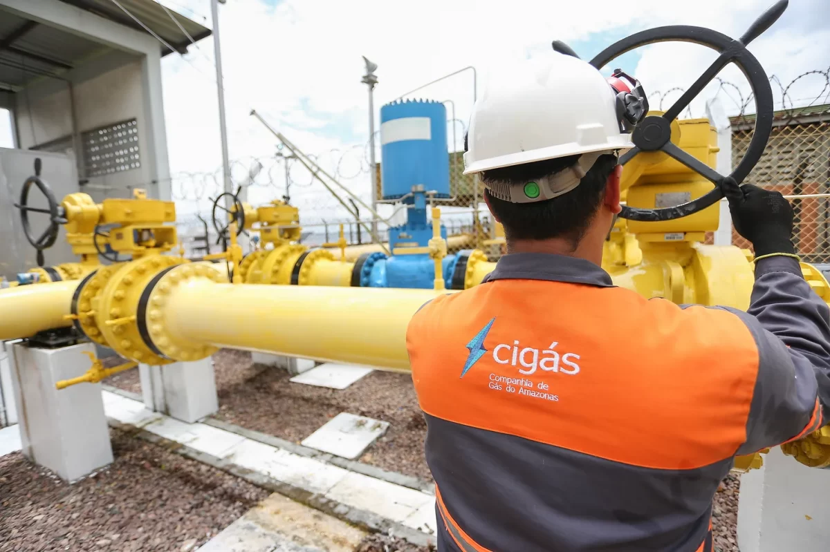 Rede de distribuição de ´gás natural em Manaus