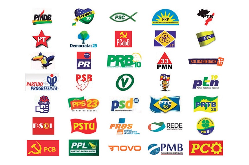 Imagem ilustrativa dos partidos brasileiros