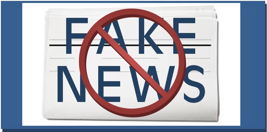 Cartaz mostra que Fake News é proibido