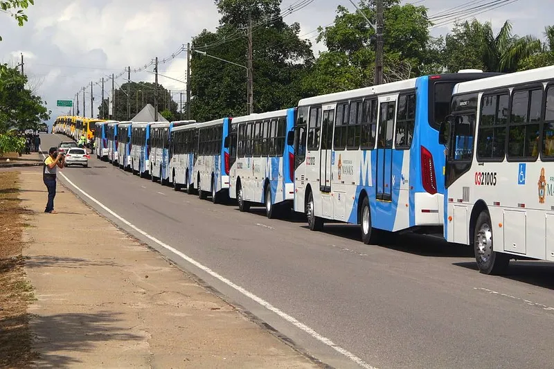 Ônibus e micro-ônibus que operam em Manaus devem R$ 27 milhões em IPVA (Foto: Divulgação)