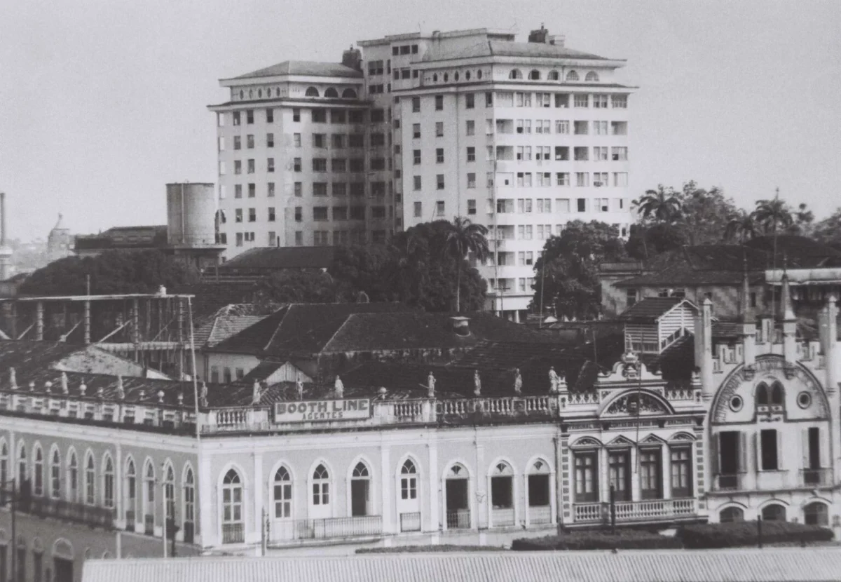 Prédio do IAPETEC, no Centro de Manaus, nos anos 50