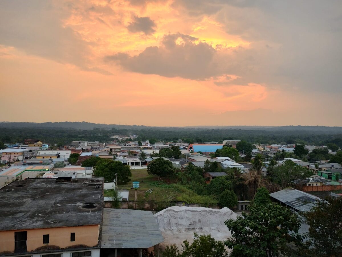Vista panorâmica do município de Rio Preto da Eva, no Amazonas