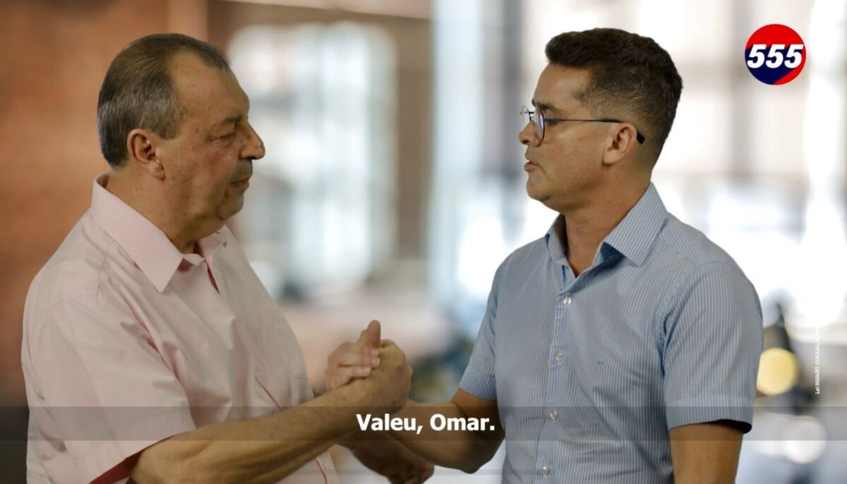 Senador Omar Aziz e prefeito David Almeida