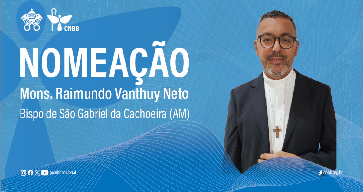 Raimundo Neto, novo bispo de São Gabriel da Cachoeira, nomeado pelo papa Francisco