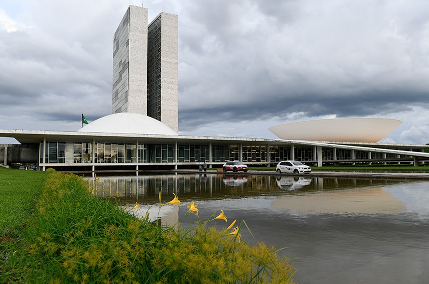 Vista lateral do Congresso Nacional